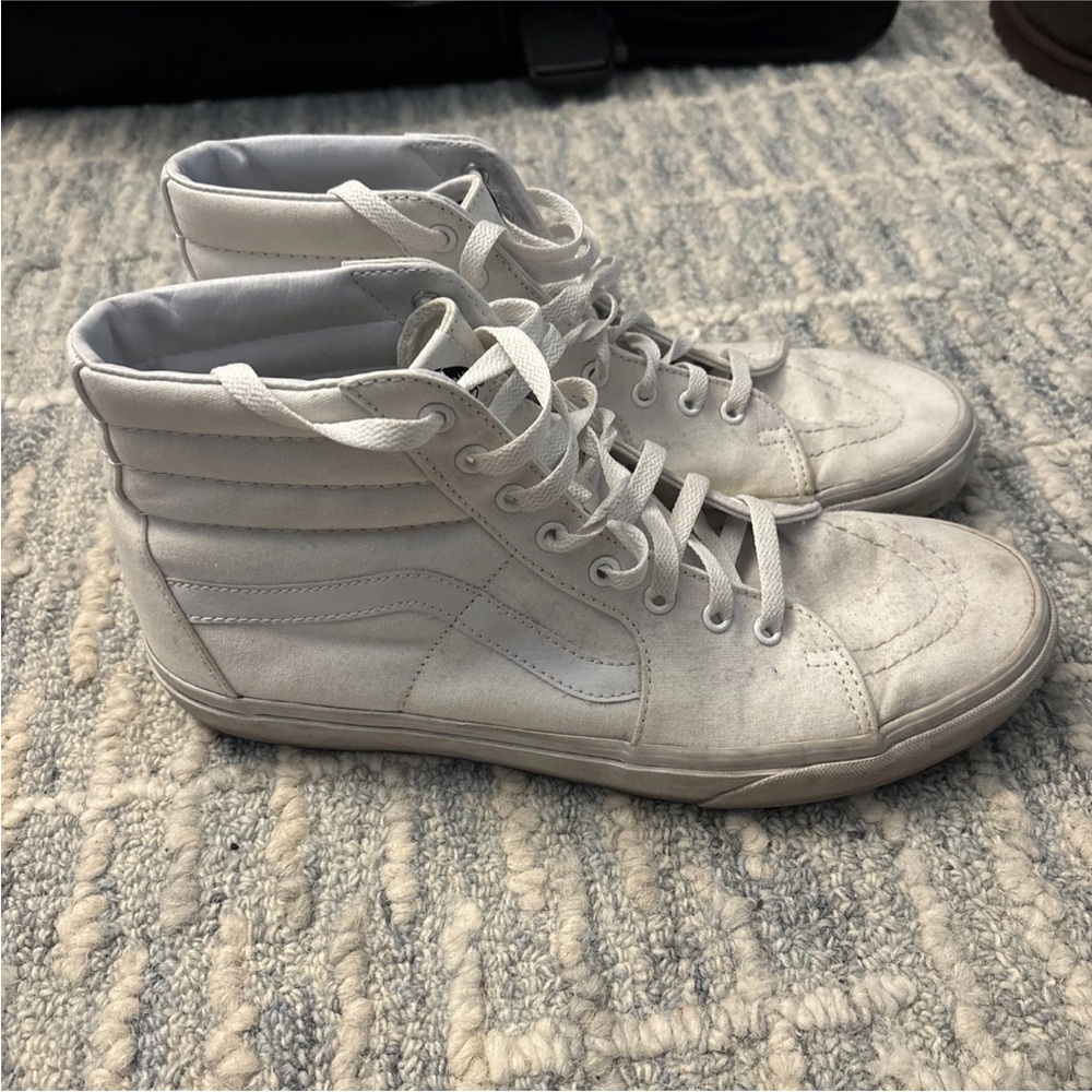 Vans Old Skool White High-Top Sneakers 13